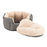 Ethical Pet Sleep Zone Reversible Cushion 18 Light Gray