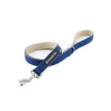 Organic Hemp & Cotton Dog Lead - Ink Blue-2