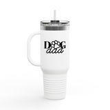 Dog Dad Coffee Cup, Insulated Travel Mug, Pet Lover 40oz Tumbler,