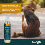 Alzoo Plant Based Flea & Tick Spray 8oz.