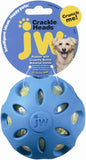 JW Pet Crackle Heads Crackle Ball Dog Toy Assorted 1ea