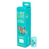Messy Mutts Dog Advanced Biorecycle Poop Bag Teal 8 Rolls