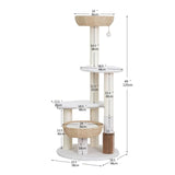 Petpals Pharoah 5 Level Cat Tree Ivory 1ea 49 In