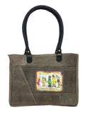 We Are All Different Recycled Military Tent Shoulder Bag