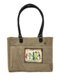 We Are All Different Recycled Military Tent Shoulder Bag