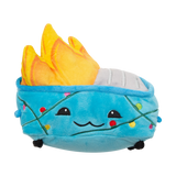 Snugarooz Christmas Dumpster Fire Dog Toy – Funny Holiday Plush with Squeaker