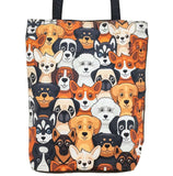 Spectator Dogs Recycled Military Tent Tote