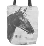 Horse Recycled Military Tent Tote