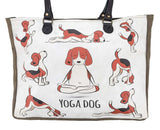 Yoga Dog Recycled Tent Market Tote