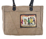 We Are All Different Recycled Military Tent Shoulder Bag