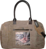 Dog w/ Boots Military Tent Duffle Bag