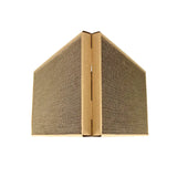 Tippy Peak Eco Pet House: 3 Double-Sided Scratch Boards, 100% Eco-Friendly, Non-Toxic, Sturdy, Easy to Build, Sustainable, Safe if Ingested, No Formaldehyde, Biodegradable, Compostable, for Cats, Bunnies & Small Animals
